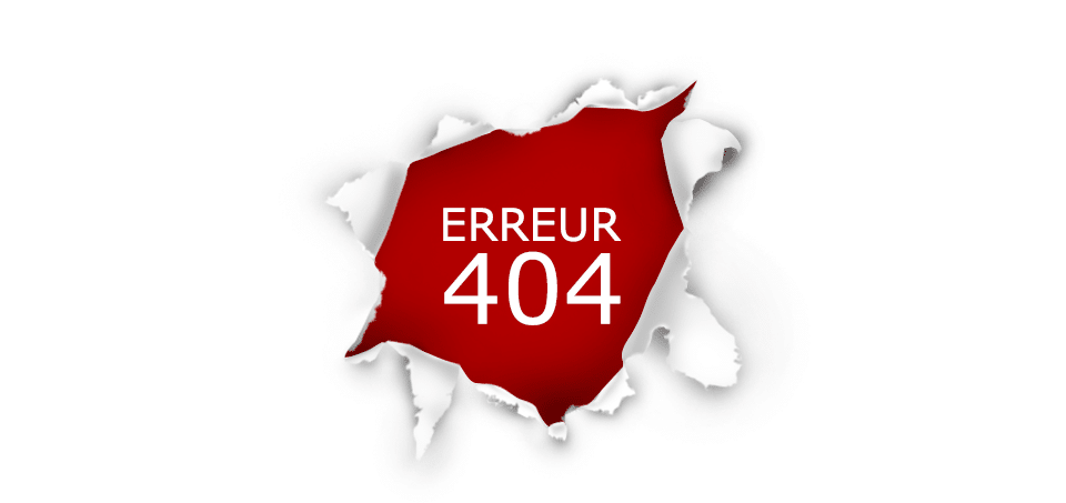 erreur 404